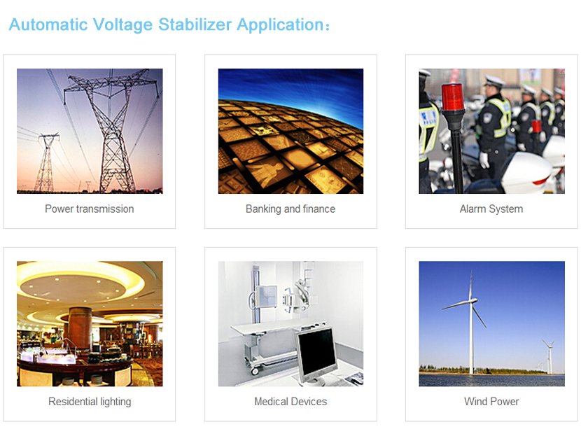 Gechy Electric Automatic Voltage Stabilizer Application
